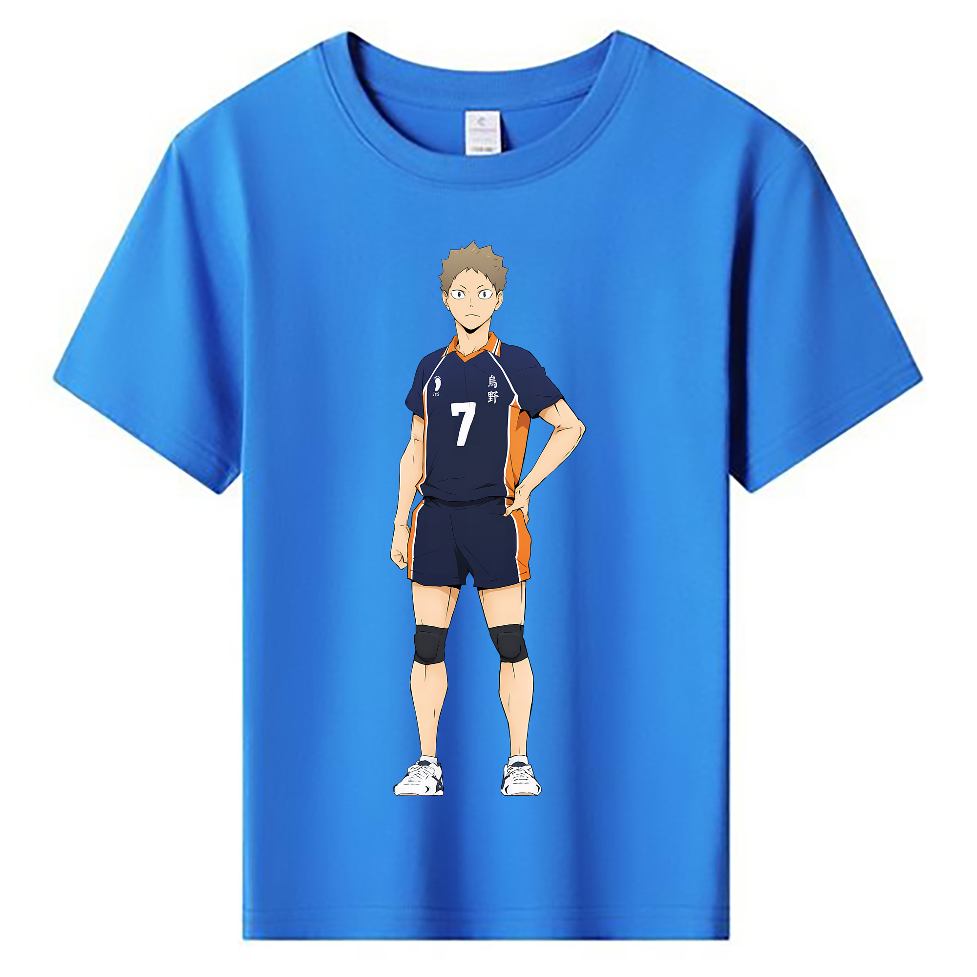 （画像用） ハイキュー!! Haikyu!! 綿100％キッズTシャツ（フロントプリント）